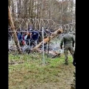 Poland Belarus border assault