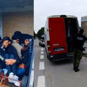 Polish Border Guard Illegal Migrants