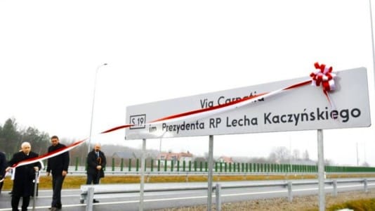 Via Carpathia Lech Kaczyński