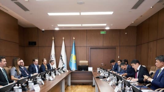Delegations of Orlen and PGNiG during talks in Kazakhstan source Twitter D. Obajtek