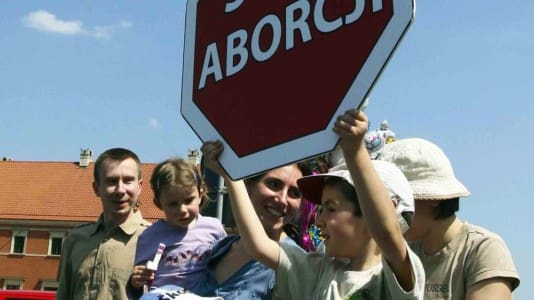 Number of abortions in Poland dropped by tenfold as an effect of a new regulations