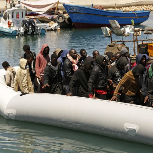 migrants, Mediterranean Sea