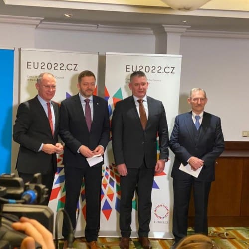 Interior Ministers, Czech, Austrian, Slovak, Hungarian