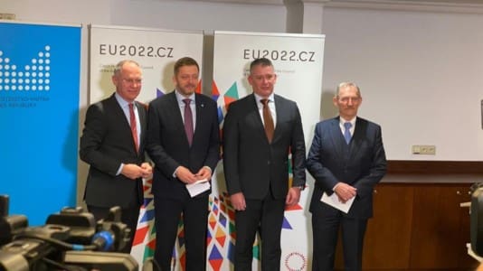 Interior Ministers, Czech, Austrian, Slovak, Hungarian